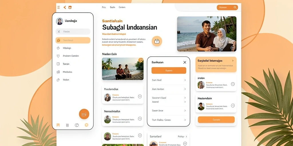 Tampilan antarmuka yang menarik dan mudah digunakan.