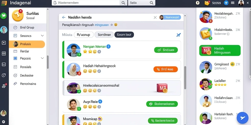 Tampilan antarmuka aplikasi yang menarik dan mudah digunakan.