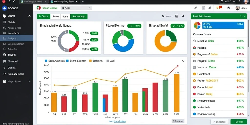 Tangkapan layar menampilkan grafik yang menakjubkan.