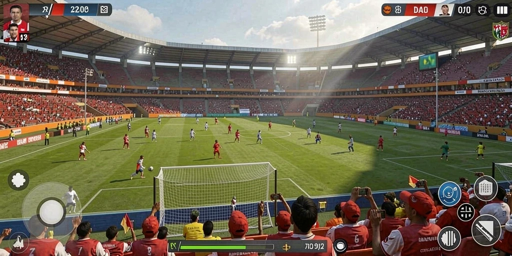 Tampilan antarmuka game yang menarik.