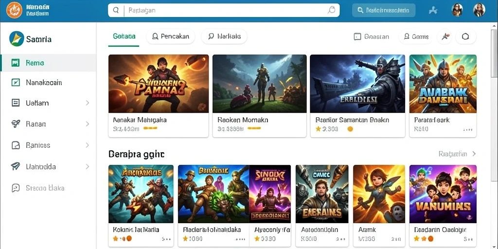 Screenshot menampilkan tantangan kata menarik dalam permainan.