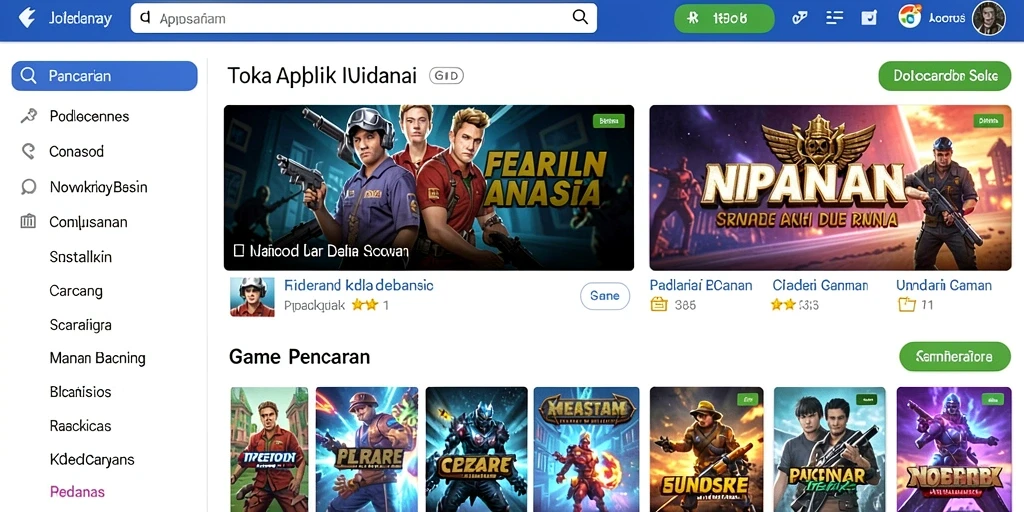 Tangkapan layar pertama menampilkan karakter utama dalam aksi.