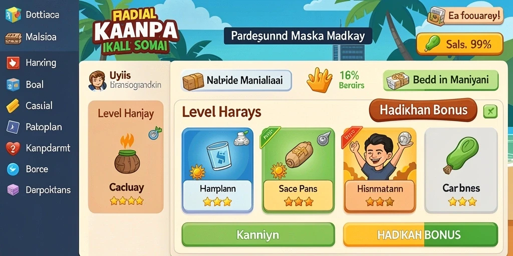 Tampilan antarmuka yang modern dan menarik.