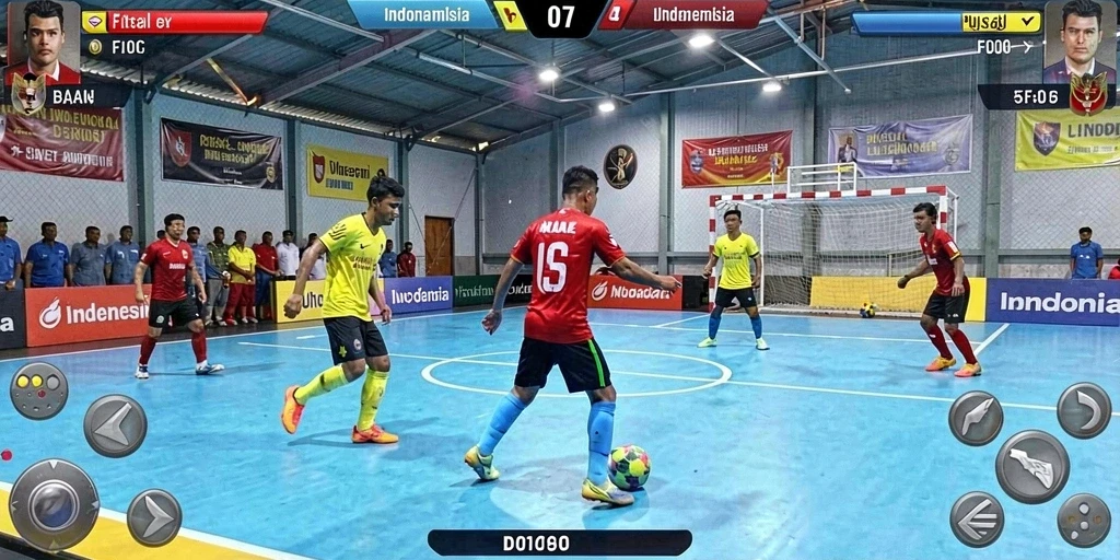 Tampilan awal permainan yang menarik dan user-friendly.