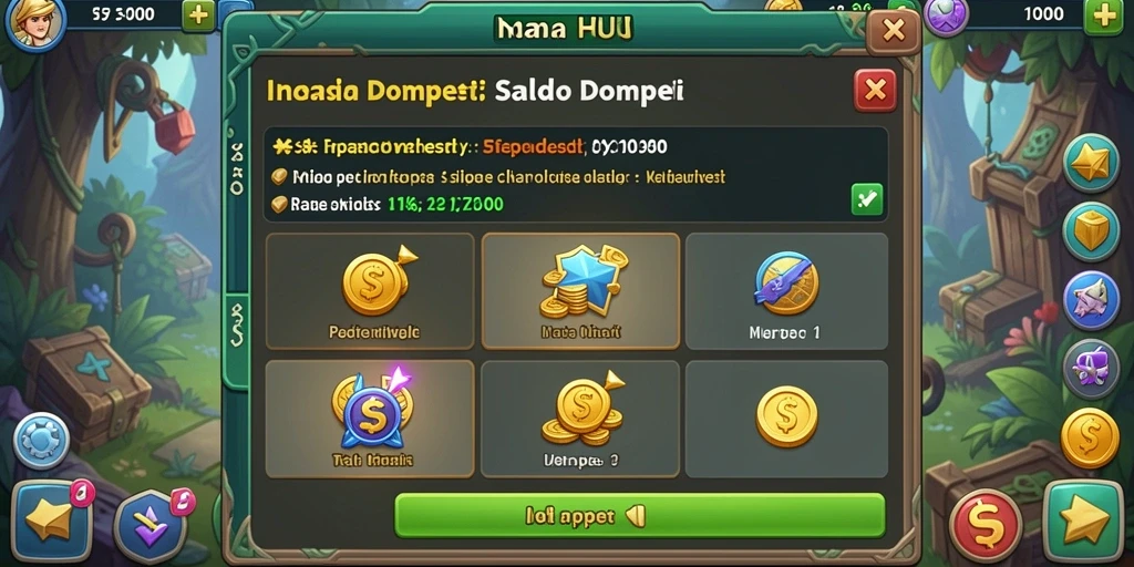 Tampilan antarmuka SLOT6000 yang intuitif dan menarik.