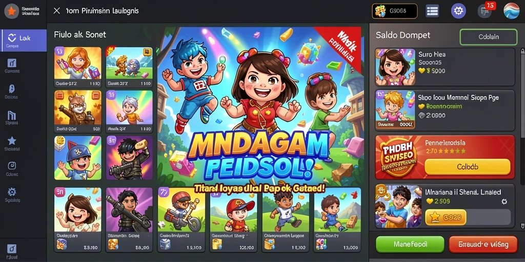 Tampilan antarmuka yang intuitif dan menarik.
